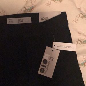 Topshop moto Joni jeans black BNWT size 26 skinny